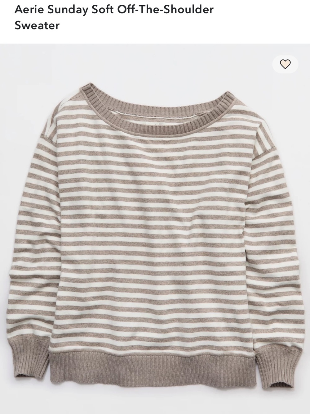 Aerie Sunday Soft Off-The-Shoulder Top